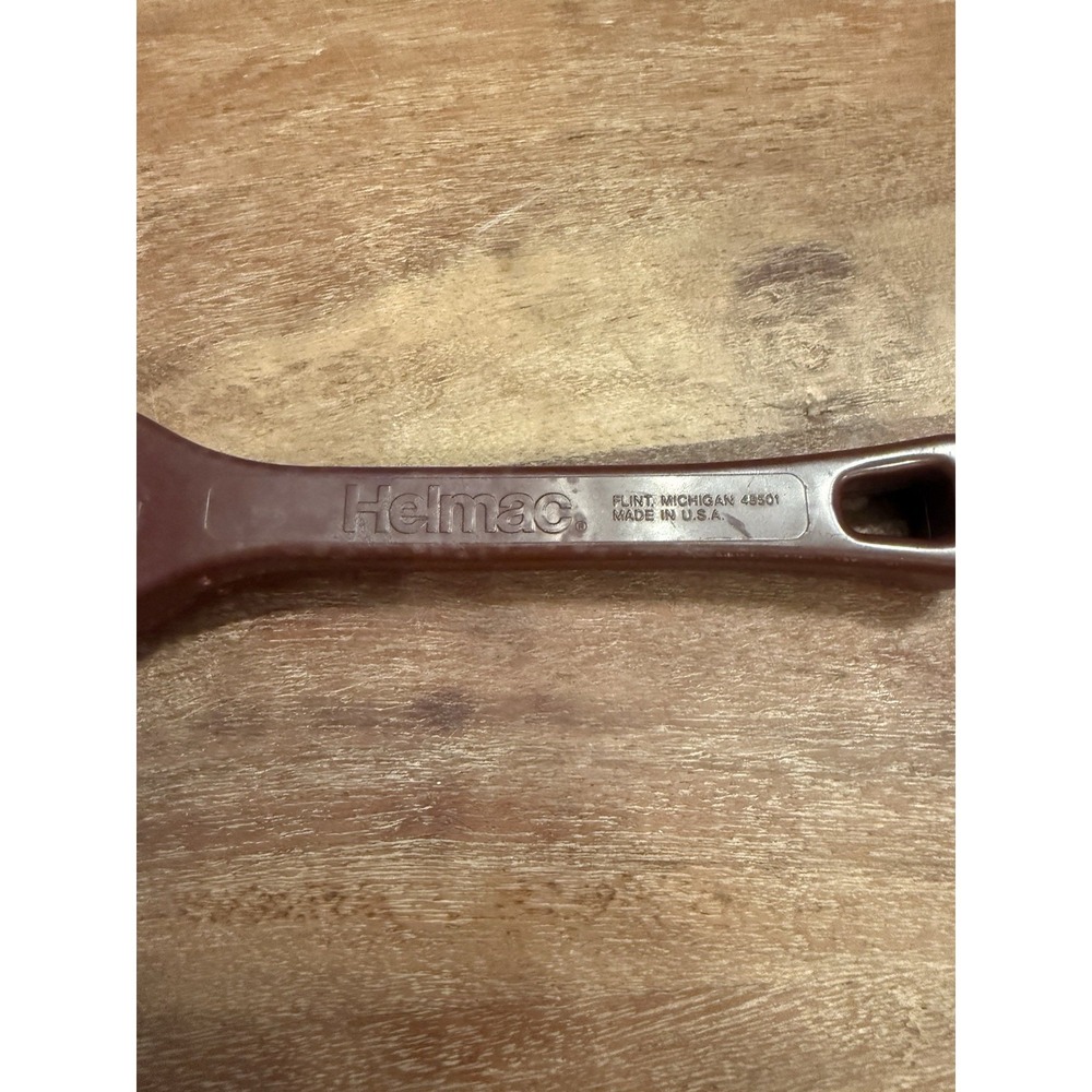 Vintage Helmac Lint Brush Double Sided Red Velvet Office Home Closet Made In USA - Picture 4 of 6